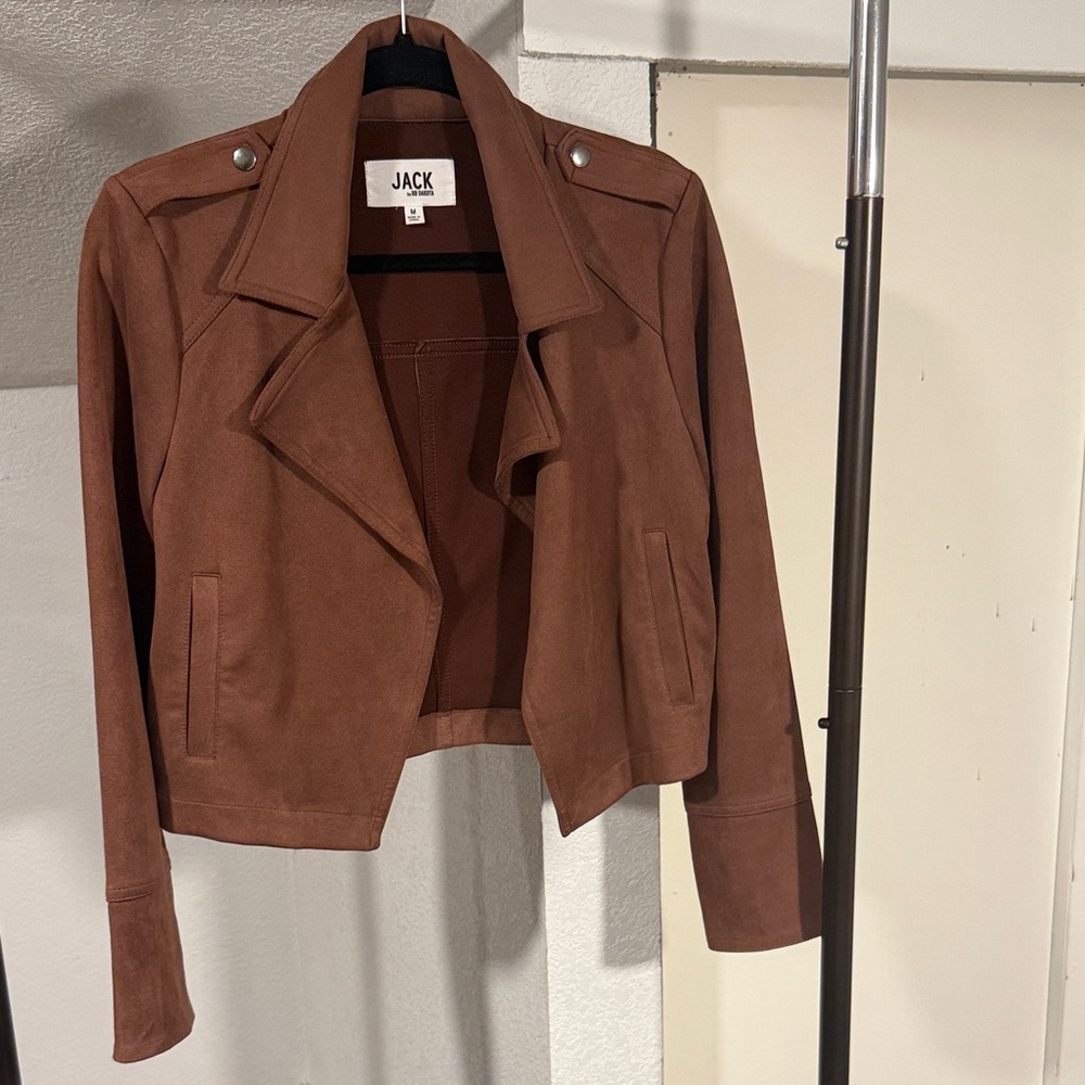 Jack by BB Dakota Women's Brown Leather Jacket